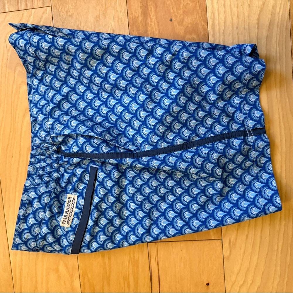 Blue Patterned Shorts - image 2